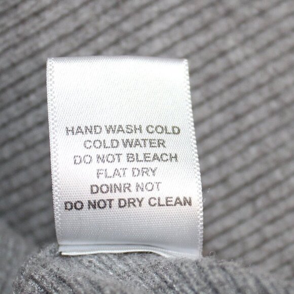 Favlux Fashion gray ribbed dolman sleeve pullover sweater M - Picture 8 of 8